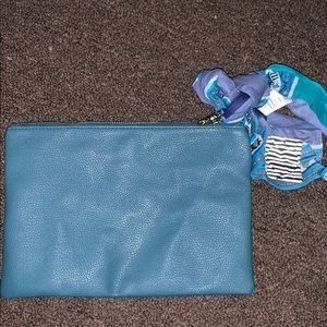 New urban outfitters clutch with scarf